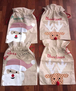SANTA OR REINDEER SACK