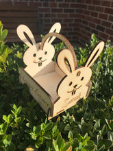 Load image into Gallery viewer, WOODEN EASTER CARRY BASKET